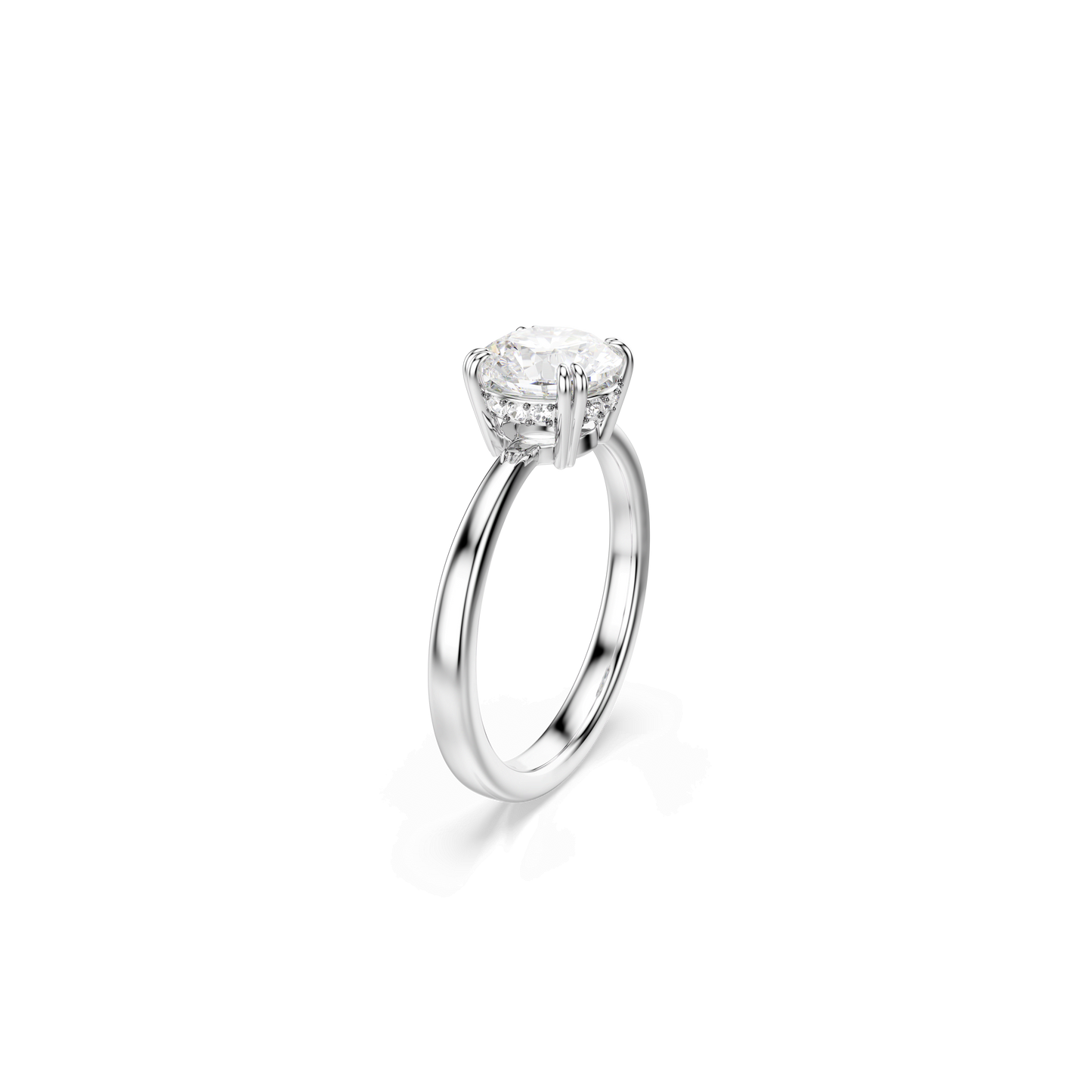 Stilla cocktail ring, Round cut, White, Silver-tone finish 5717939