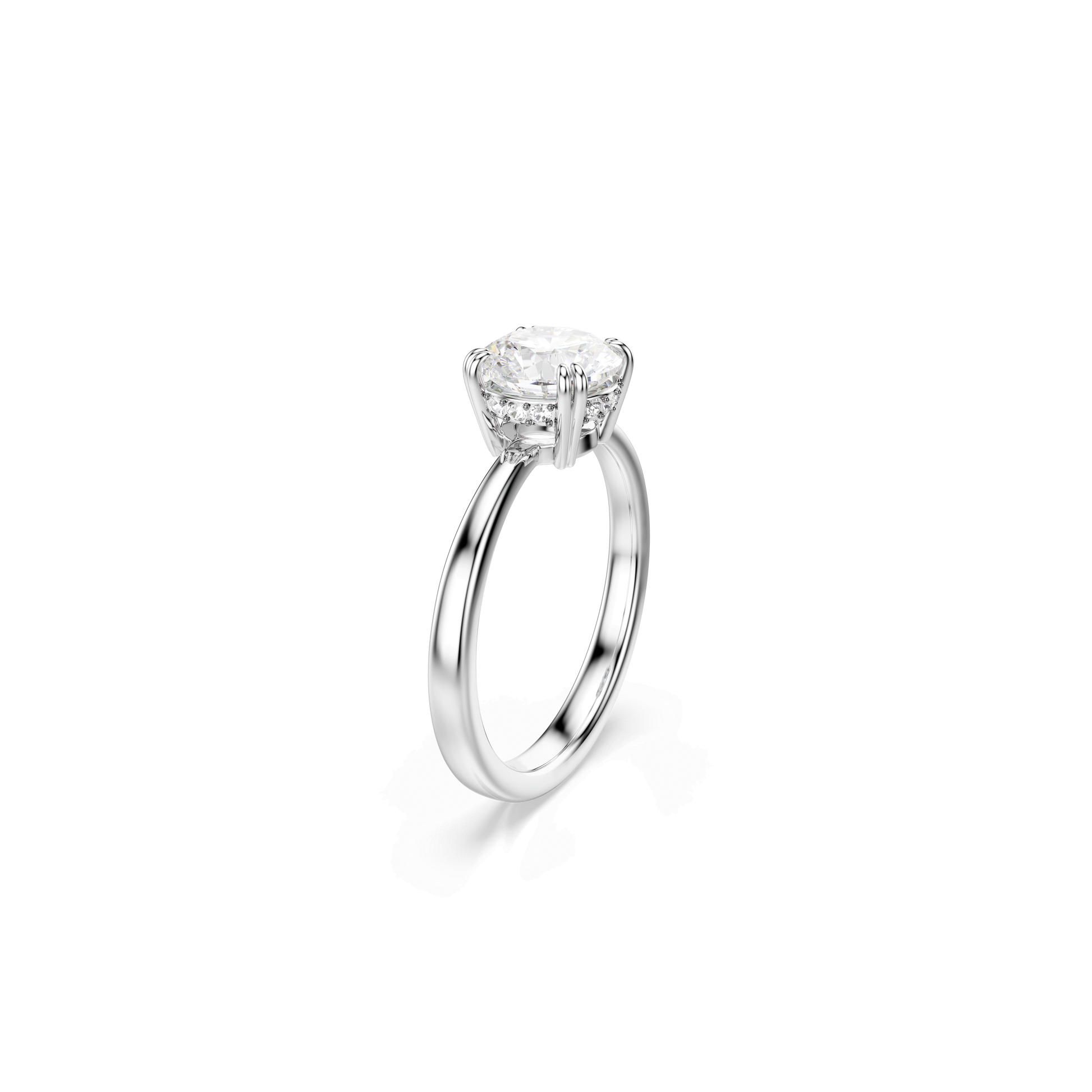 Stilla cocktail ring, Round cut, White, Silver-tone finish 5717939
