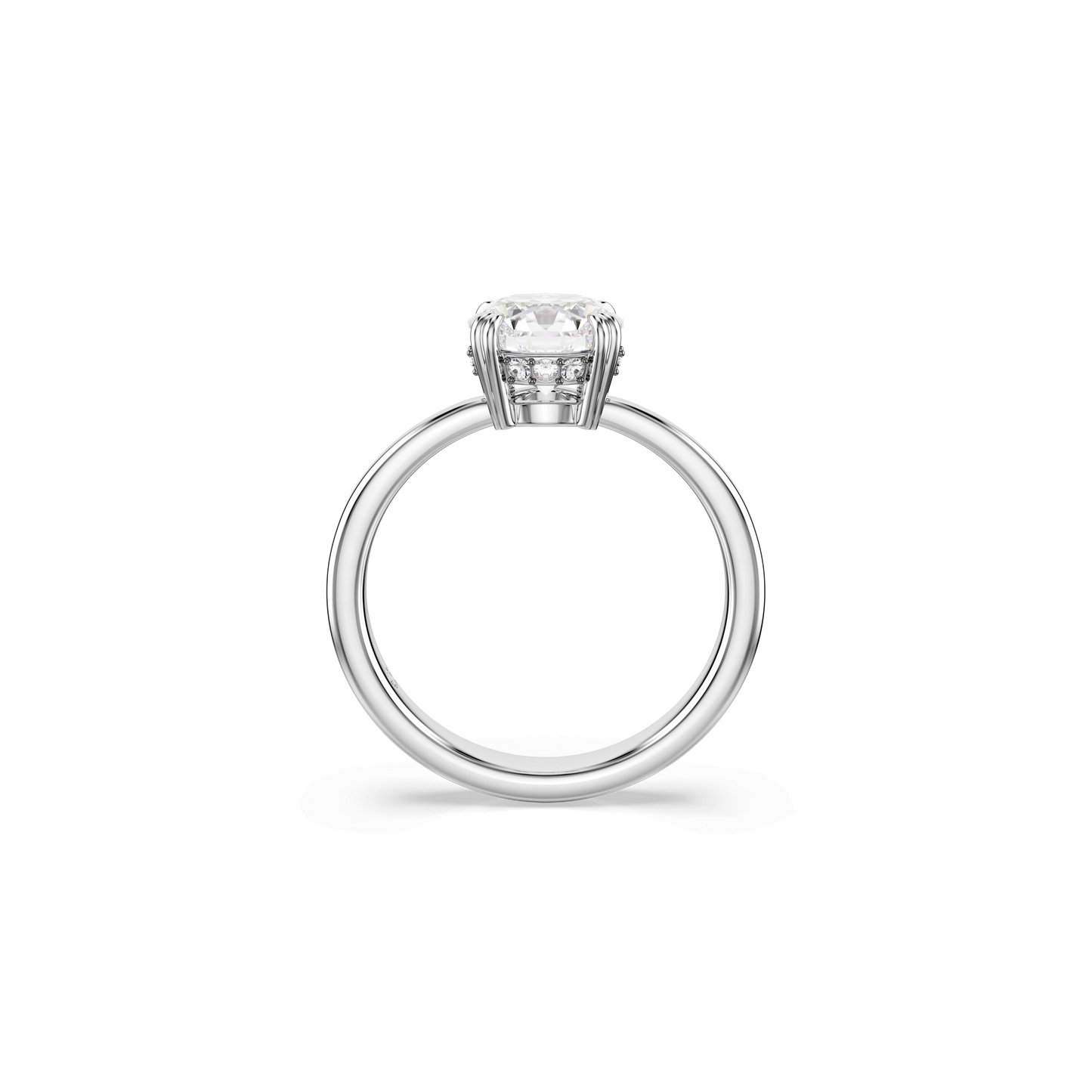 Stilla cocktail ring, Round cut, White, Silver-tone finish 5717939