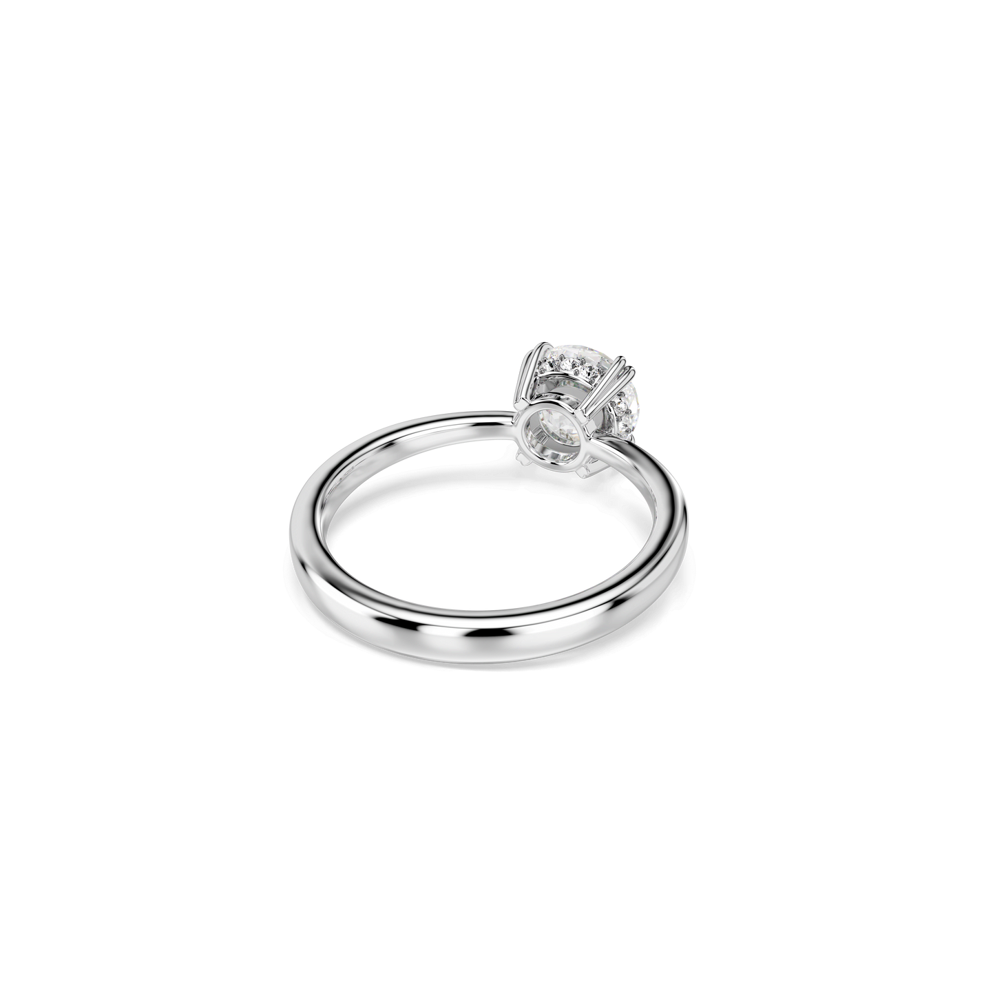 Stilla cocktail ring, Round cut, White, Silver-tone finish 5717942