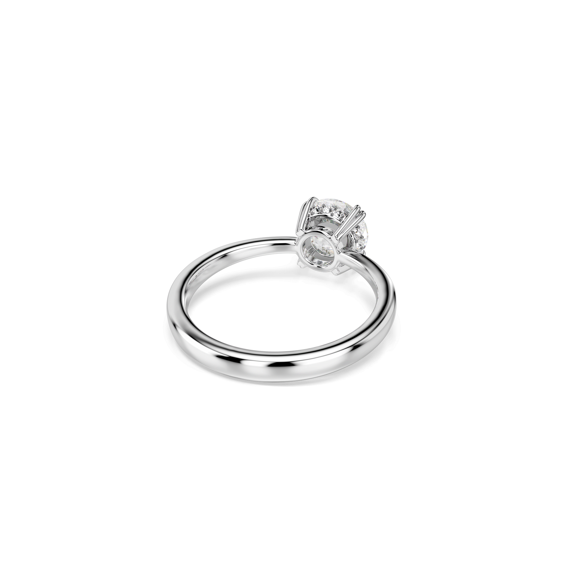 Stilla cocktail ring, Round cut, White, Silver-tone finish 5717942