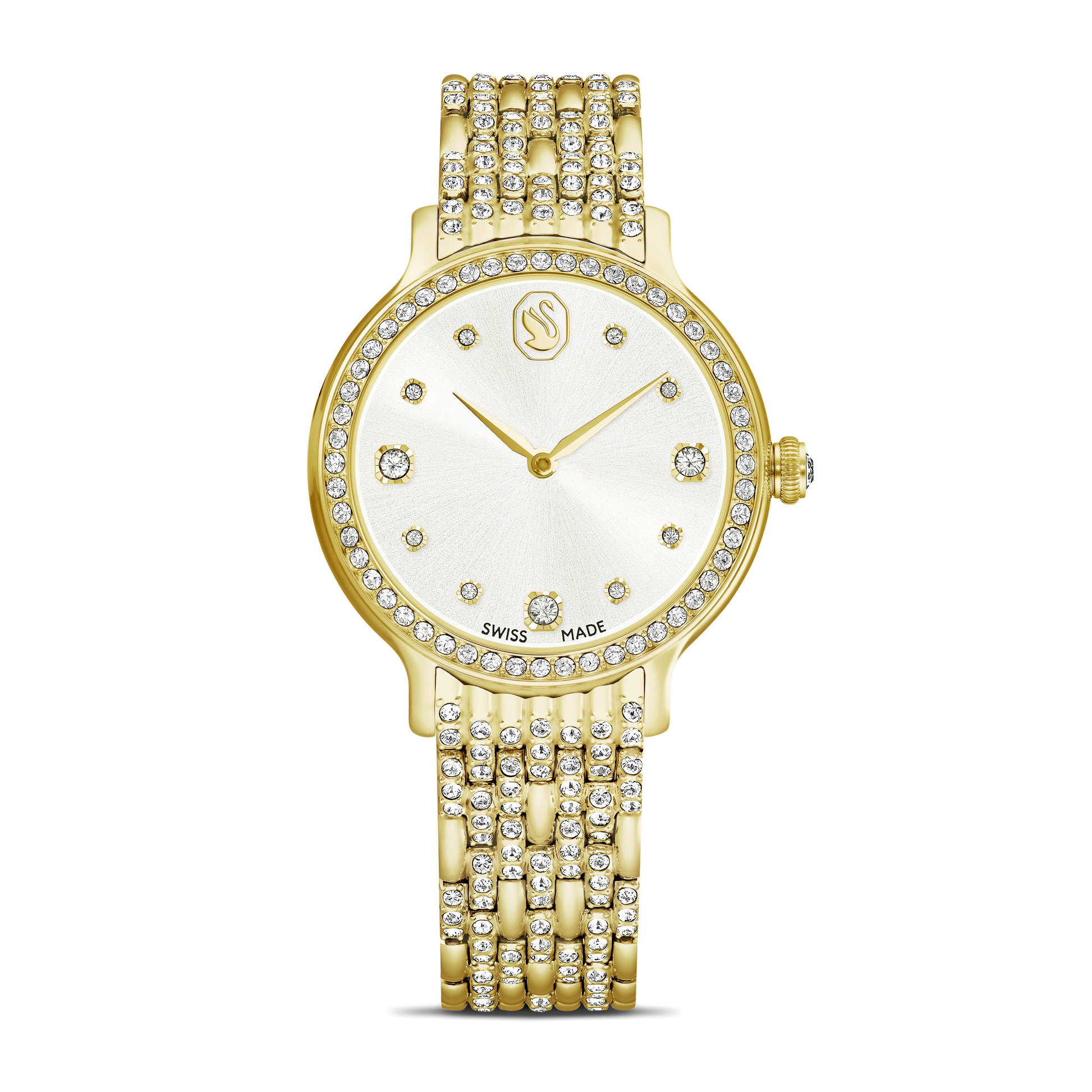 Imber watch, Swiss Made, Metal bracelet, Gold tone, Gold-tone finish 5718169