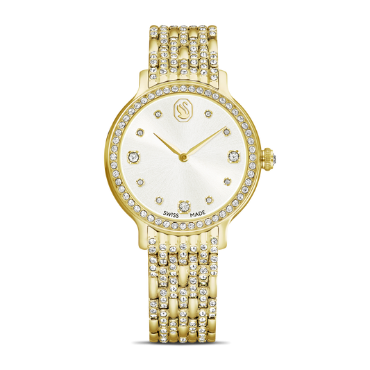 Imber watch, Swiss Made, Metal bracelet, Gold tone, Gold-tone finish 5718169