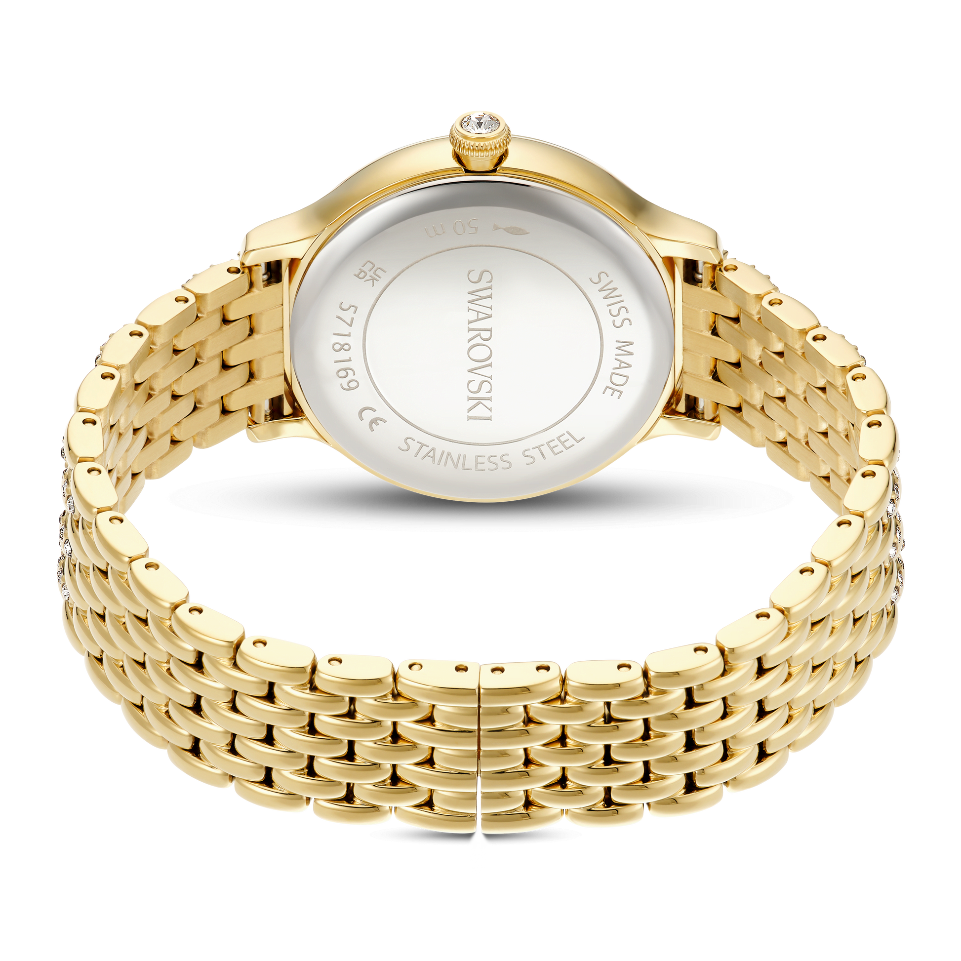 Imber watch, Swiss Made, Metal bracelet, Gold tone, Gold-tone finish 5718169