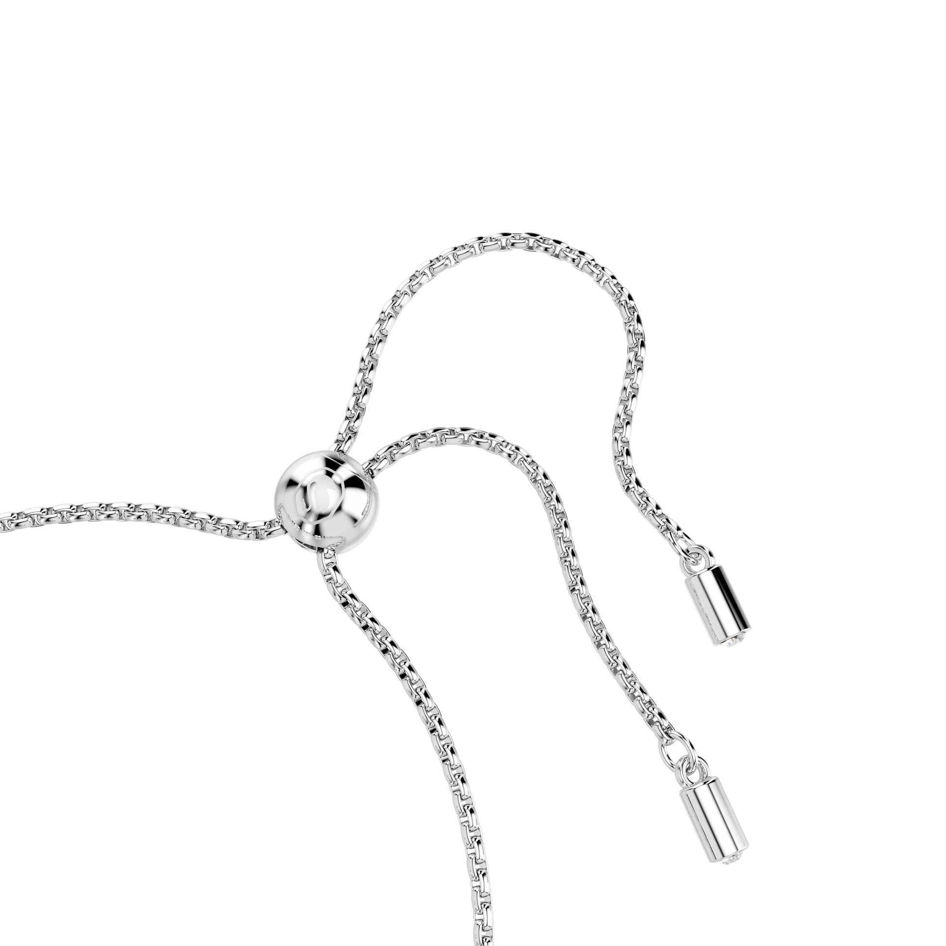 Imber bracelet, Mixed round cuts, Blue, Rhodium plated 5719282