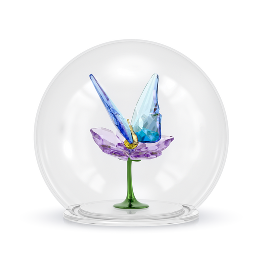 Idyllia Glass Ball Butterfly and Flower 5721543