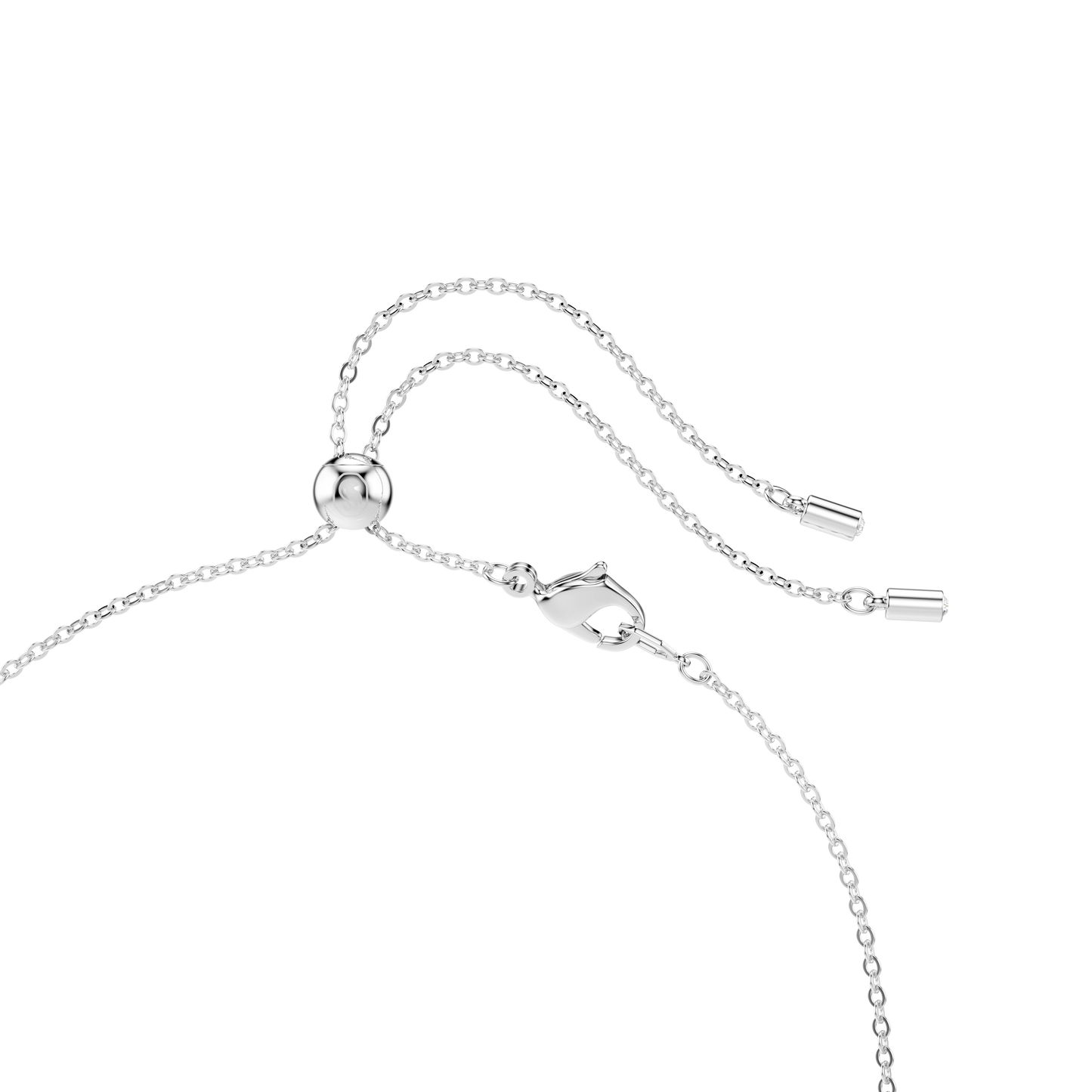 Constella necklace, Mixed cuts, White, Rhodium plated 5722473