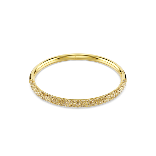 Sublima bangle, Snow pavé, Gold tone, Gold-tone plated 5723336