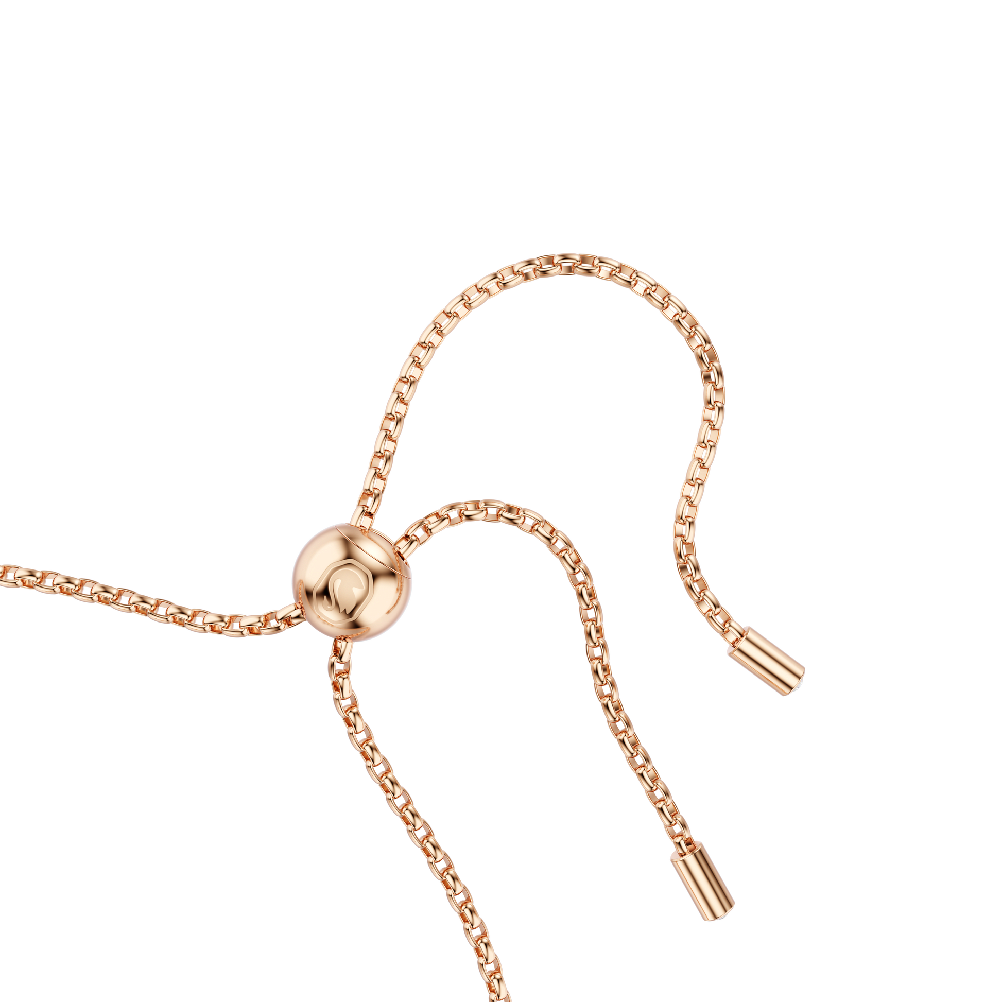 Constella bracelet, Crystal pearl, Round cut, White, Rose gold-tone plated 5728588
