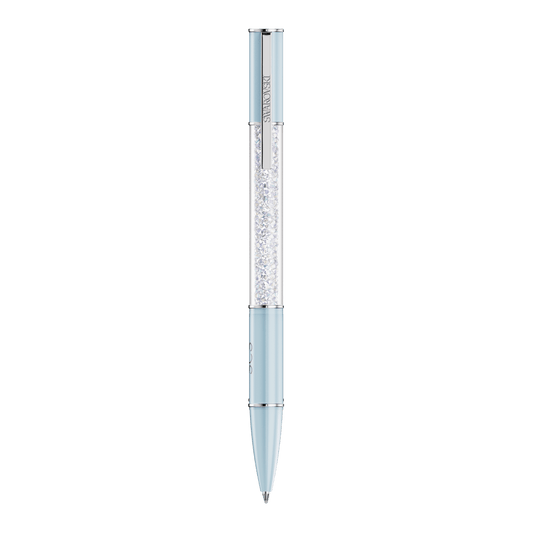 Crystalline ballpoint pen, Blue, Chrome plated 5730493