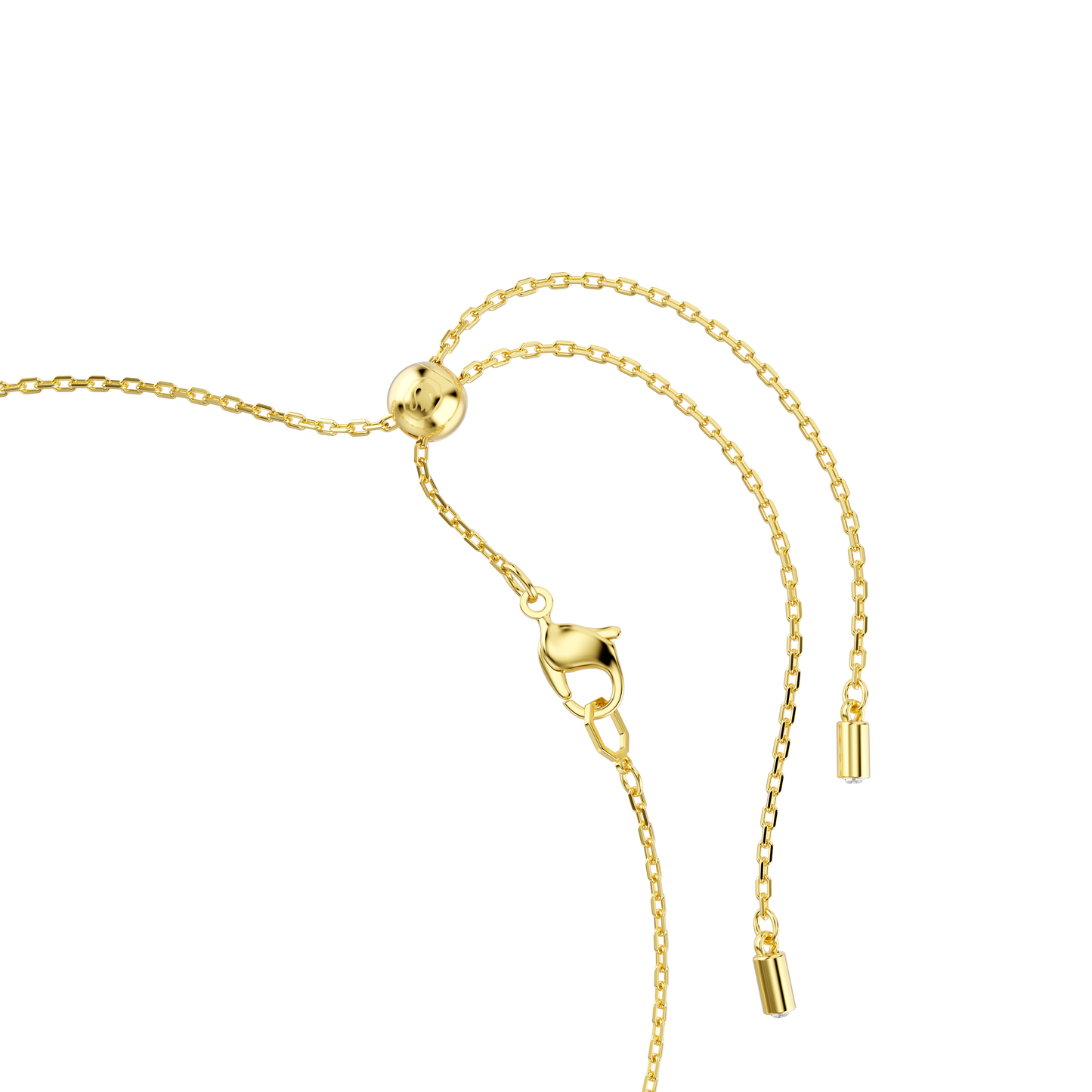 Idyllia necklace, Crystal pearl, Mixed cuts, Flower, Multicolored, Gold-tone plated 5732388