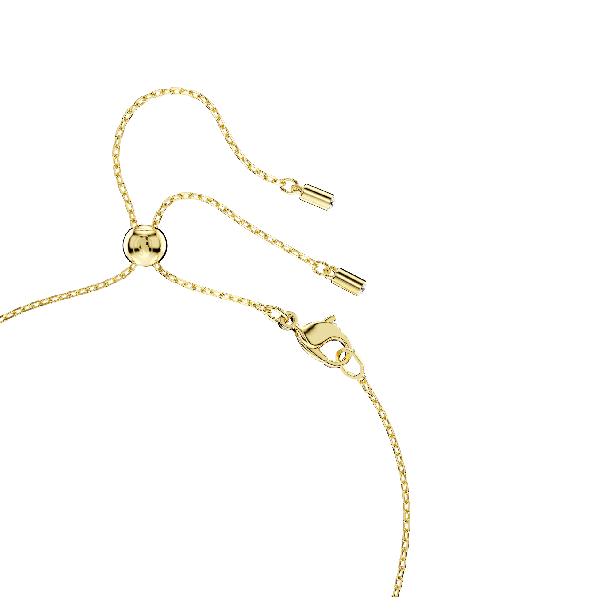 Mesmera pendant, Mixed cuts, Green, Gold-tone plated 5732484