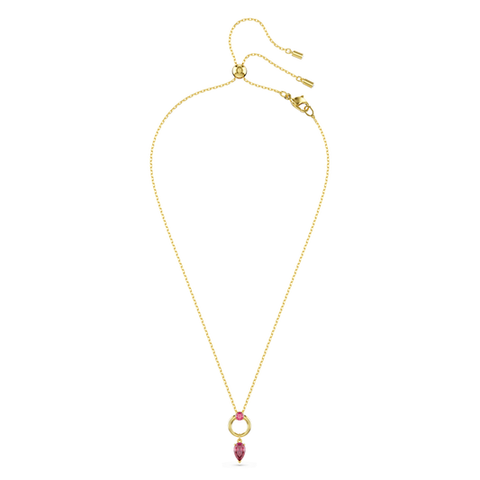 Mesmera pendant, Mixed cuts, Red, Gold-tone plated 5732487