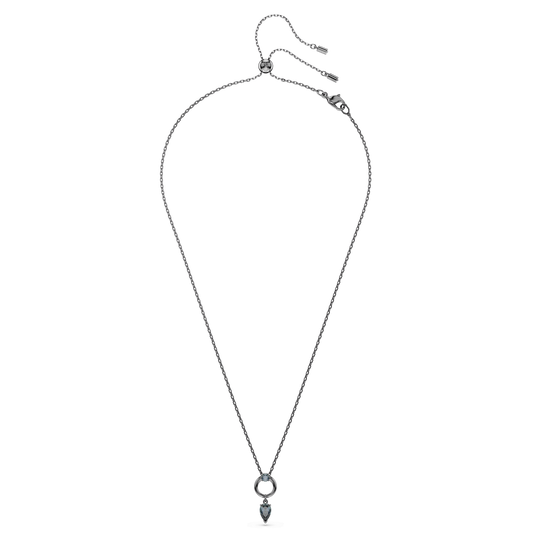 Mesmera pendant, Mixed cuts, Gray, Ruthenium plated 5732491