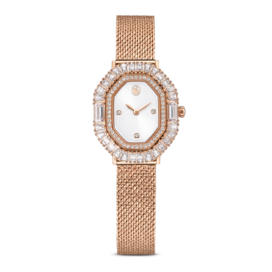 Matrix octagon watch, Metal bracelet, Rose gold tone, Rose gold-tone finish 5732497