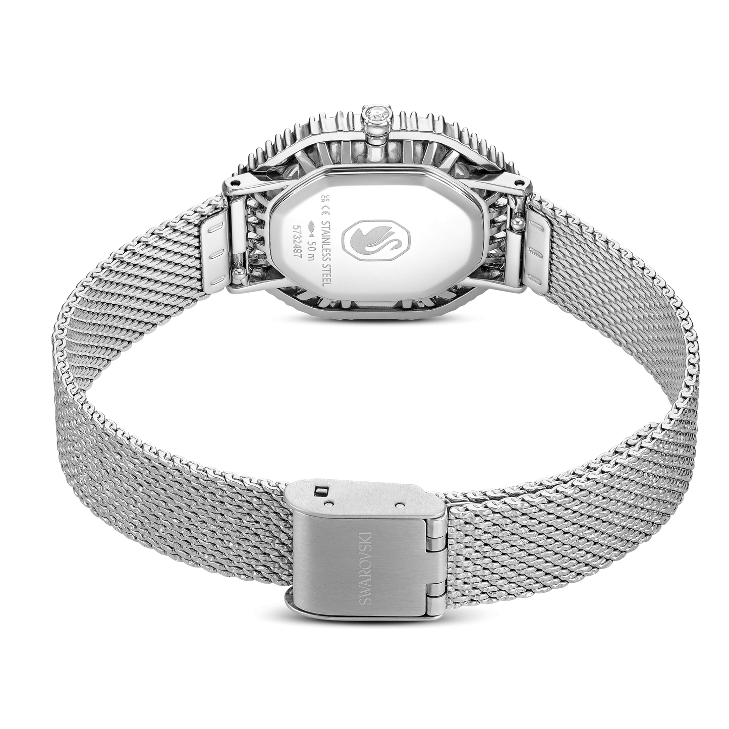Matrix octagon watch, Metal bracelet, Silver tone, Stainless steel 5732498