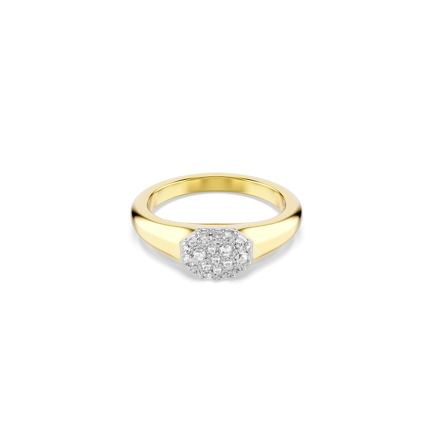 Dextera ring, Mixed cuts, White, Gold-tone plated 5732851