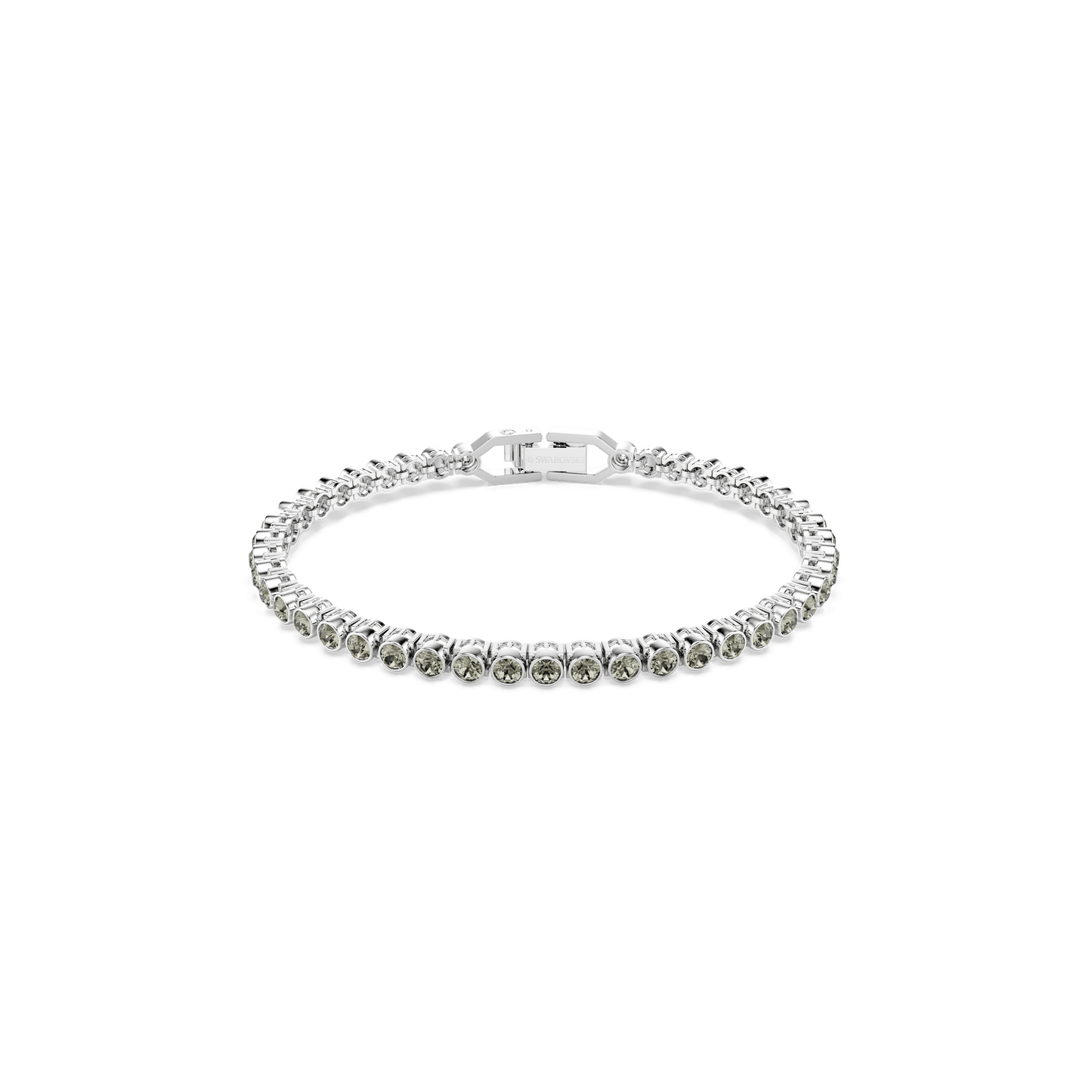 Imber Emily Tennis bracelet, Round cut, Black, Rhodium plated 5734238