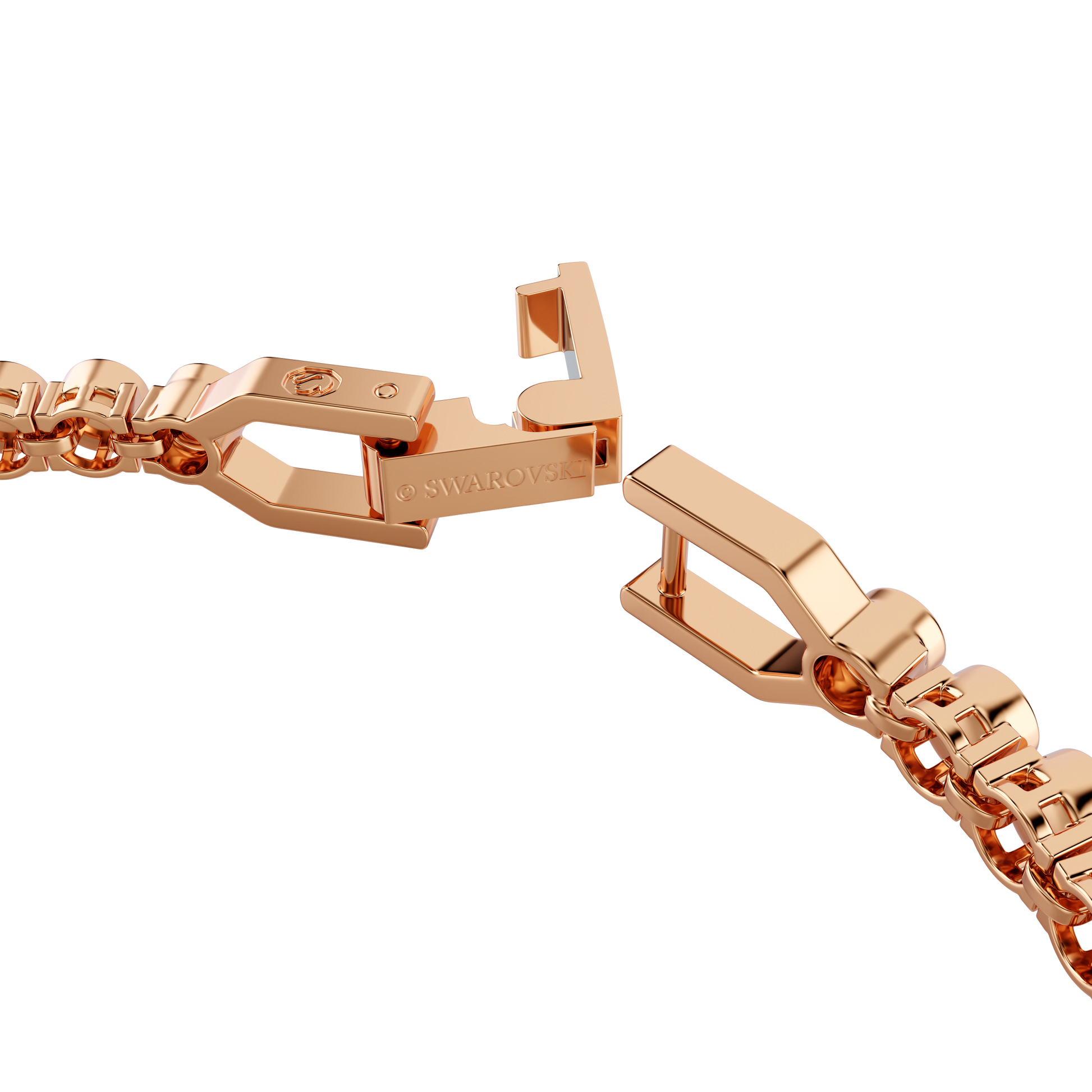 Imber Emily Tennis bracelet, Round cut, Black, Rose gold-tone plated 5734240