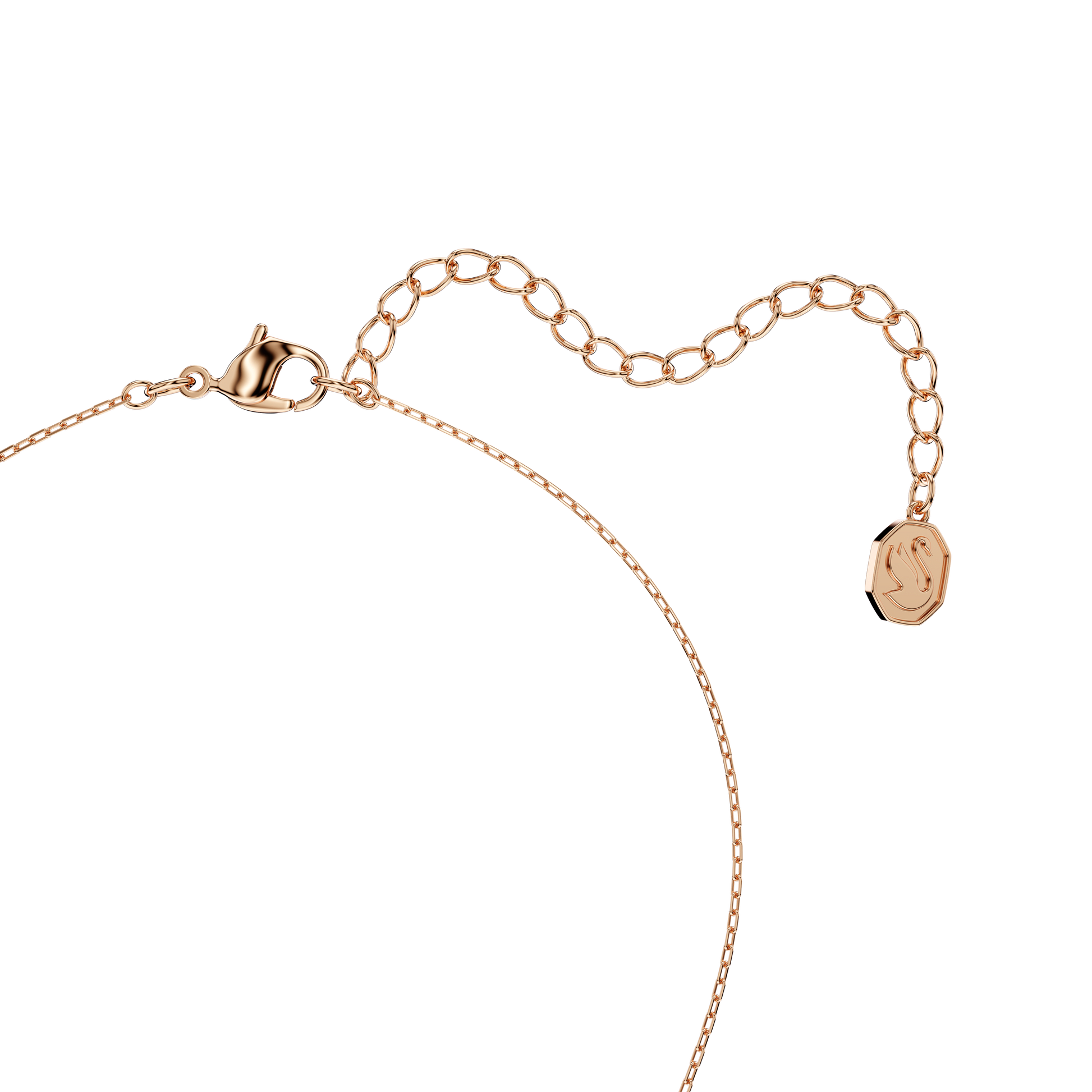 Mesmera pendant, Mixed cuts, White, Rose gold-tone plated 5734245