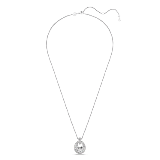 Sublima pendant, White, Rhodium plated 5735223