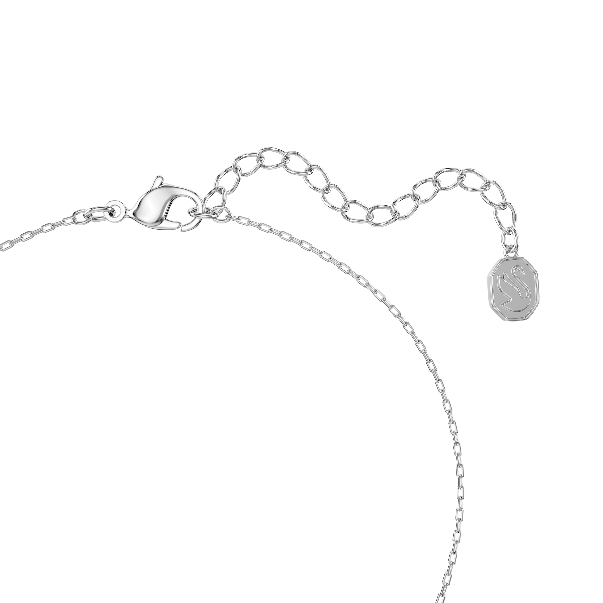 Magic pendant, Snowflake, Blue, Rhodium plated 5735399