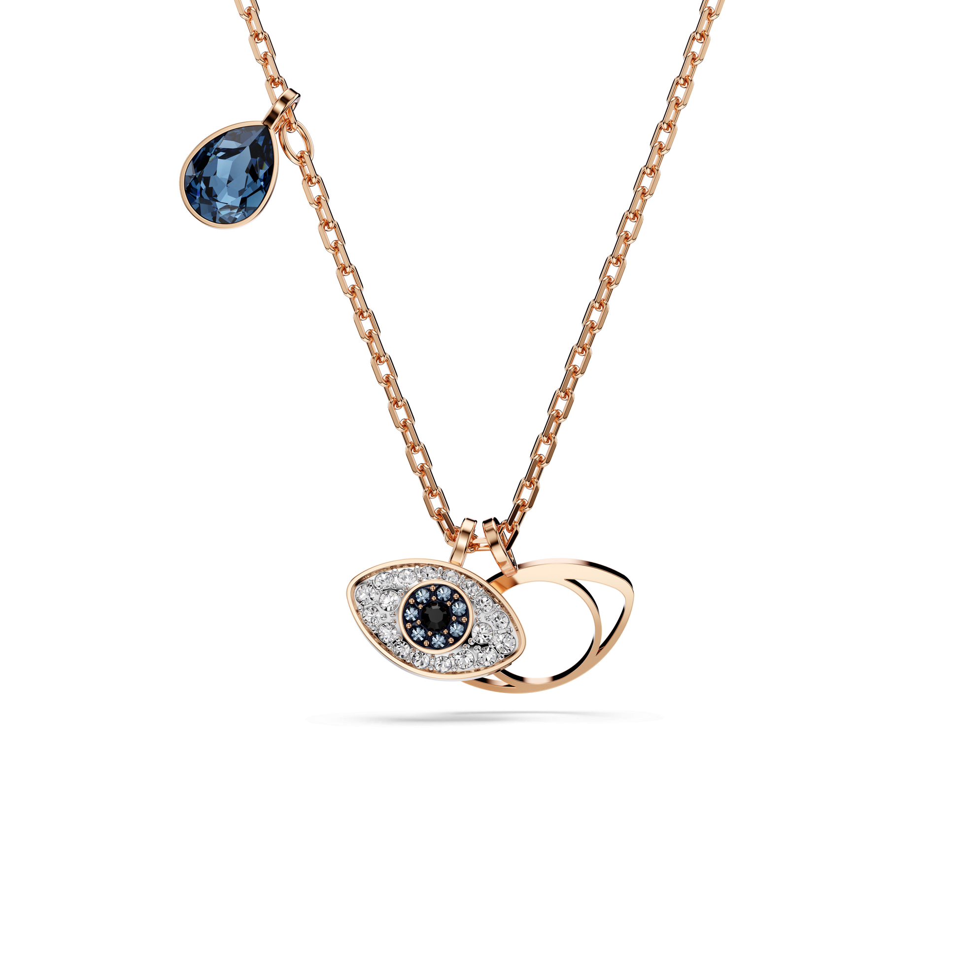 Symbolica pendant, Eye, Multicolored, Rose gold-tone plated 5736984
