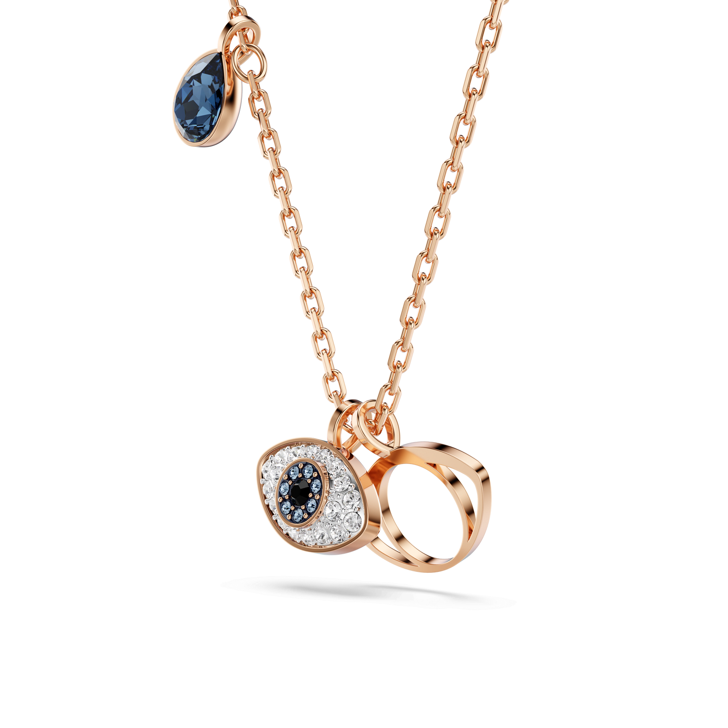 Symbolica pendant, Eye, Multicolored, Rose gold-tone plated 5736984