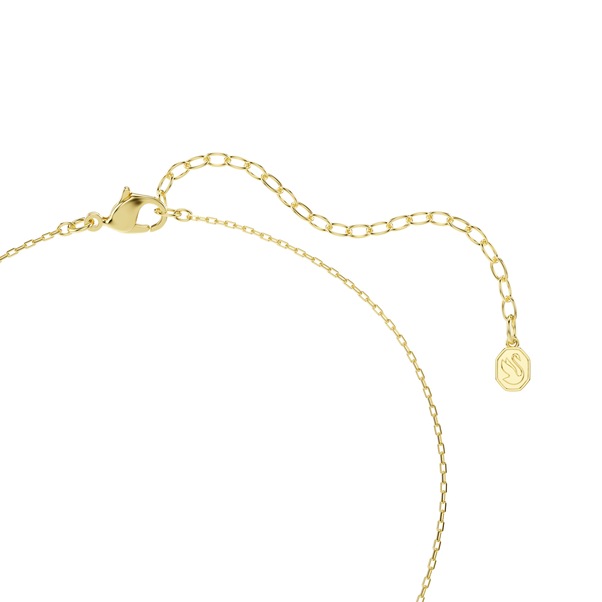 Idyllia pendant, Mixed cuts, Heart, Key, Pink, Gold-tone plated 5737288