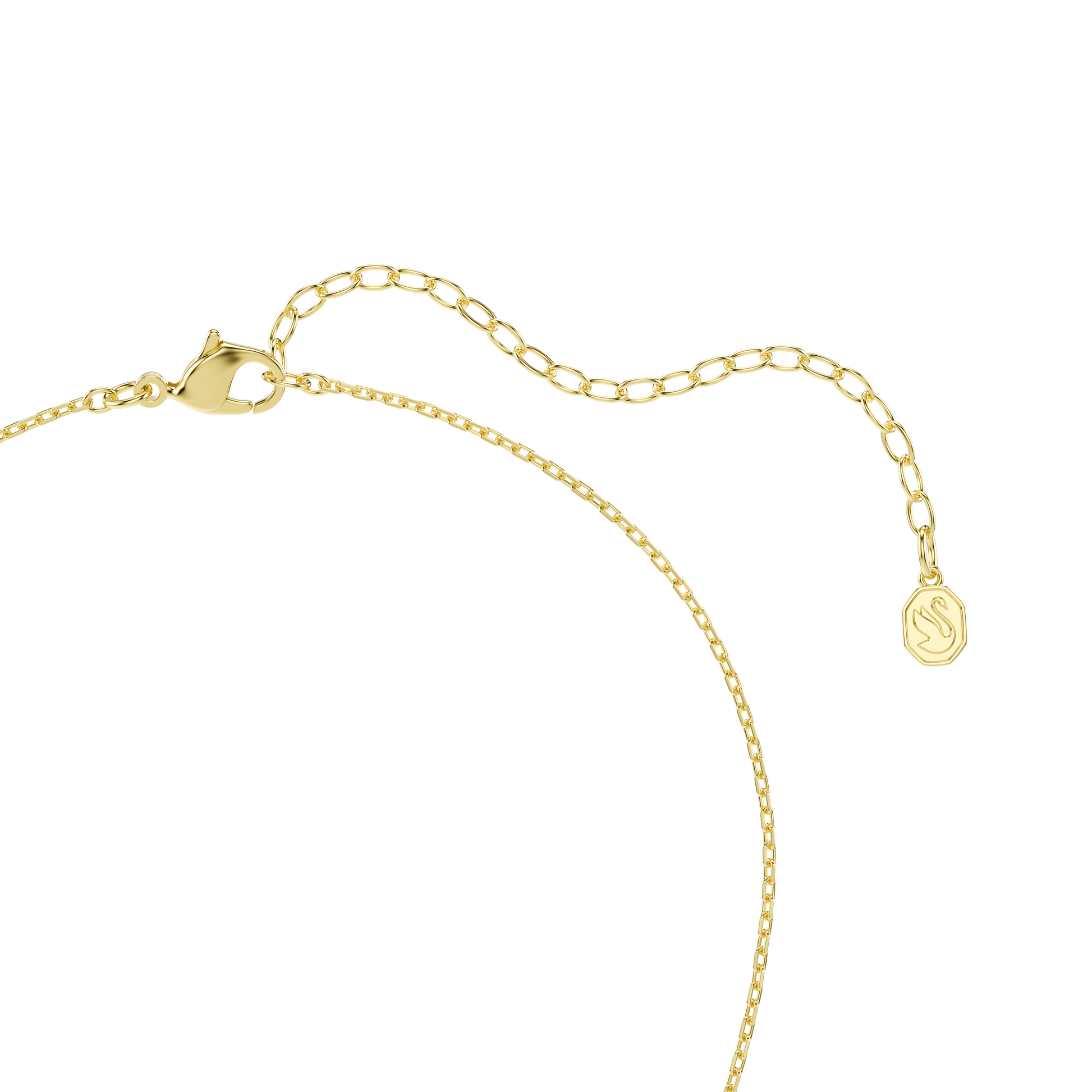 Idyllia pendant, Mixed cuts, Heart, Key, Pink, Gold-tone plated 5737290