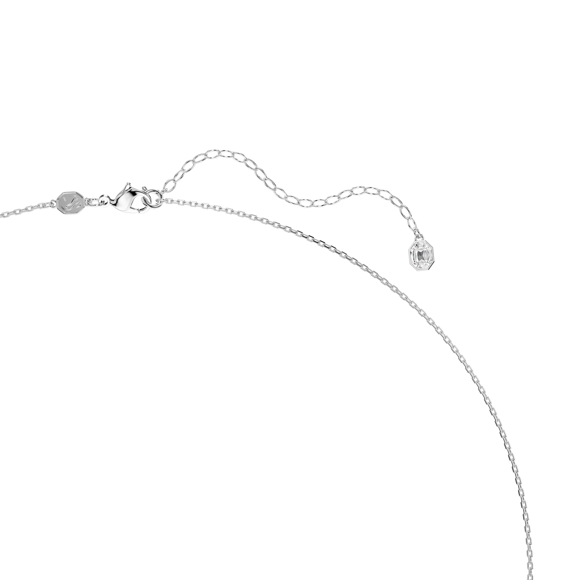 Ariana Grande x Swarovski pendant and brooch, Mixed cuts, Dragonfly, Green, Rhodium plated 5737429