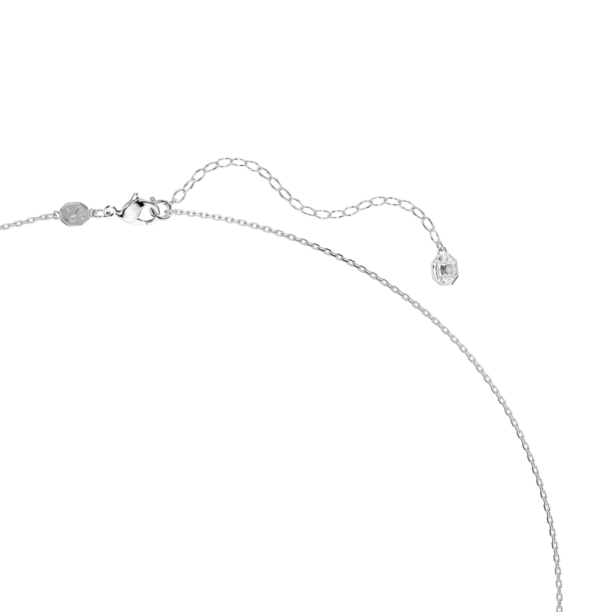Ariana Grande x Swarovski pendant and brooch, Crystal Pearl, Mixed cuts, Dragonfly, White, Rhodium plated