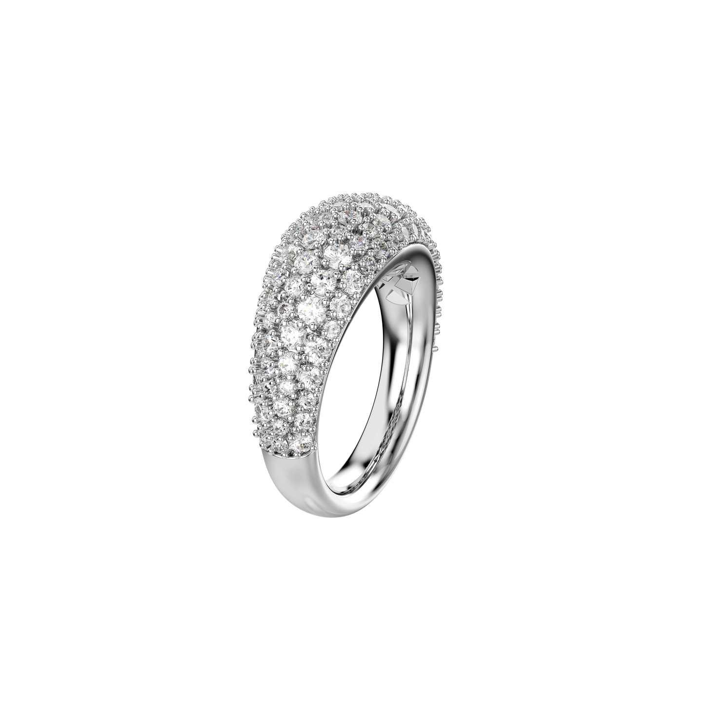 Sublima ring, White, Rhodium plated 5737598