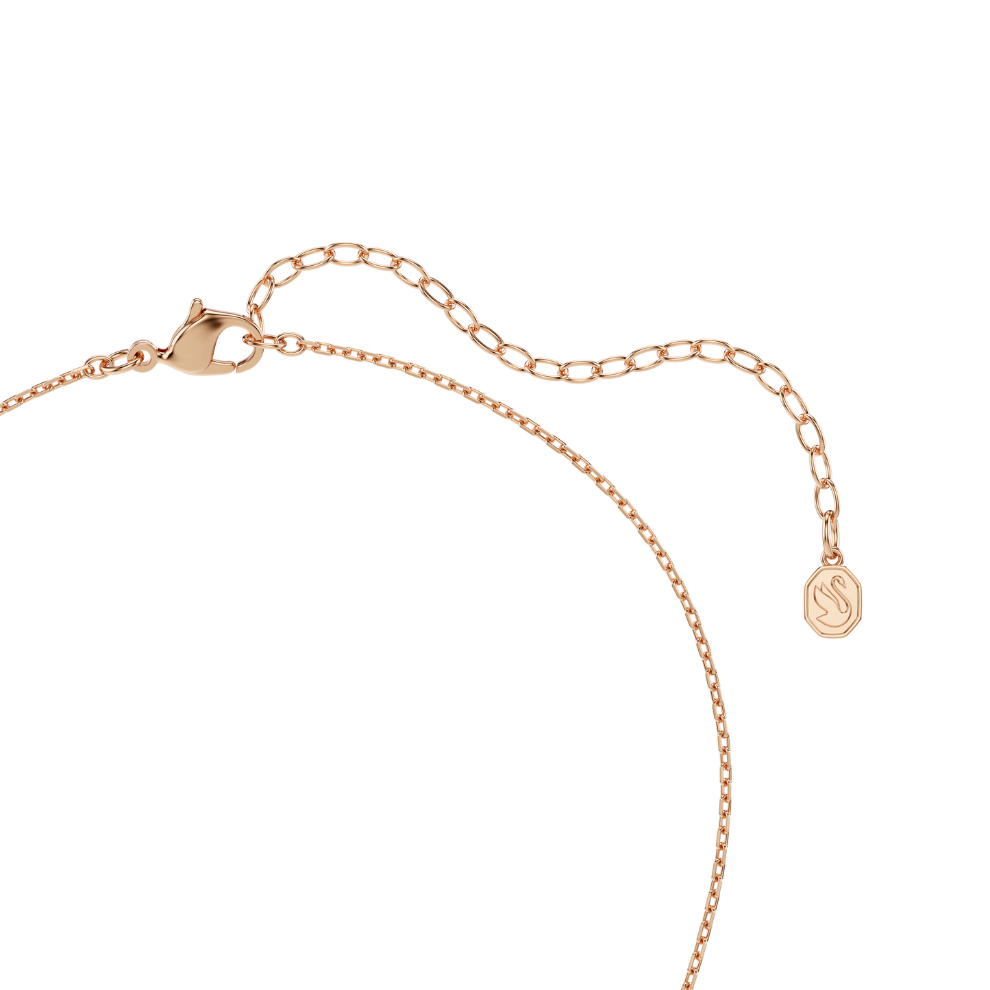 Dextera pendant, Round cut, White, Rose gold-tone plated 5738200