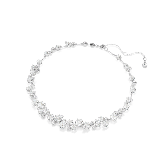 Constella set, Mixed cuts, White, Rhodium plated 5738285