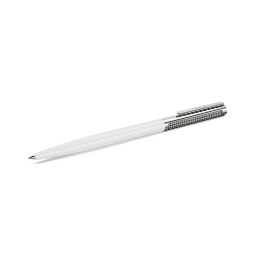 Matrix Tennis ballpoint pen, White, Chrome plated 5740679