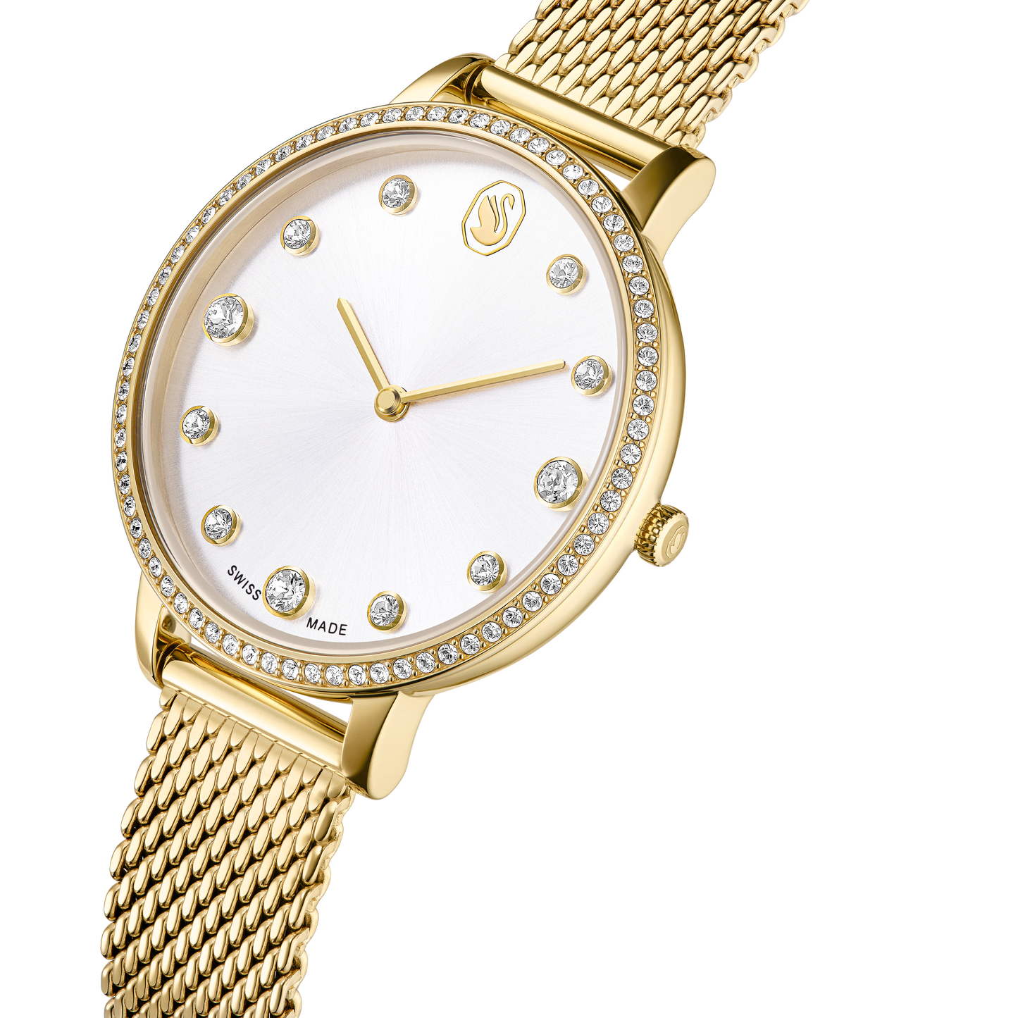 Clarica watch, Swiss Made, Metal bracelet, Gold tone, Gold-tone finish 5740823