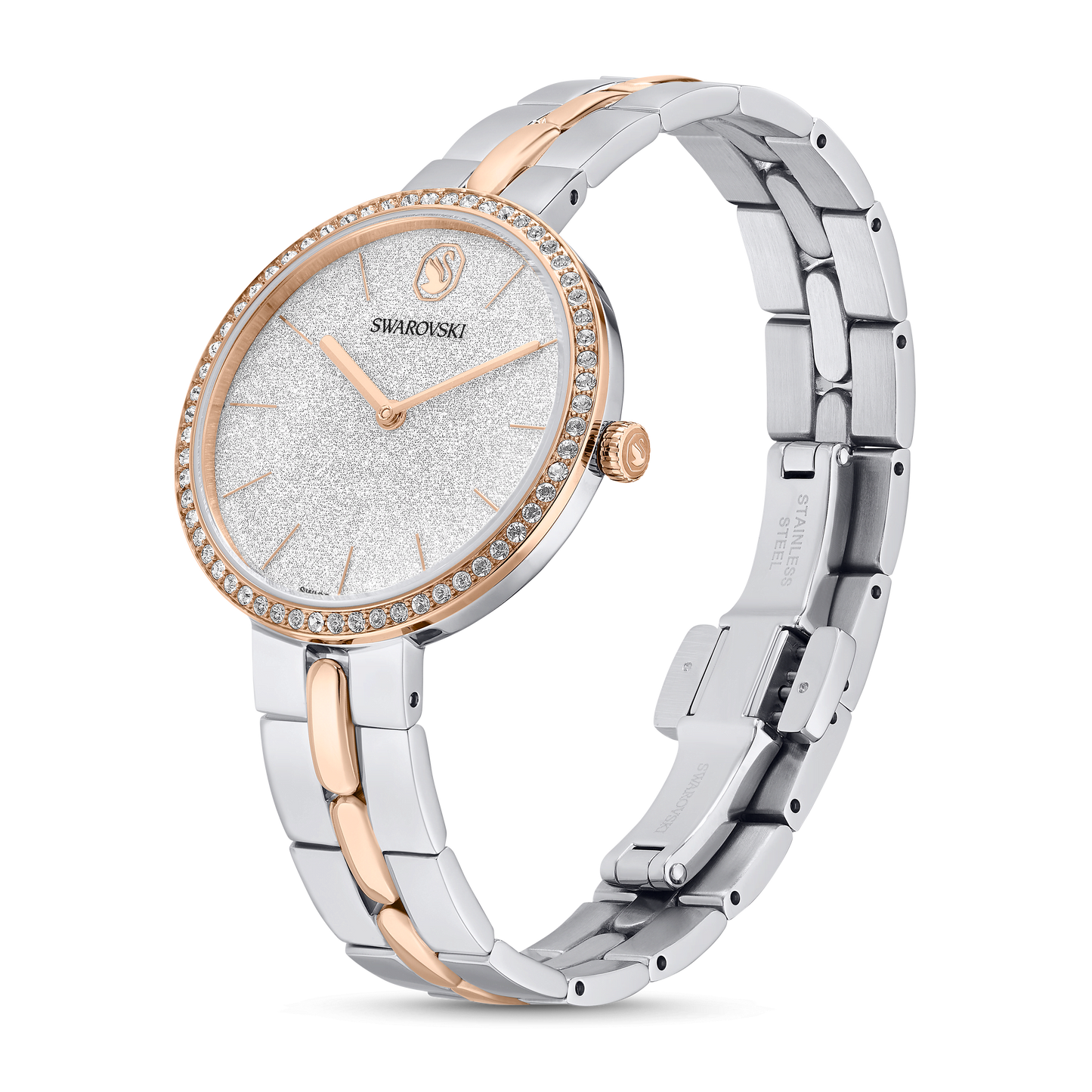 Cosmopolitan watch, Swiss Made, Metal bracelet, Silver tone, Mixed metal finish 5742473