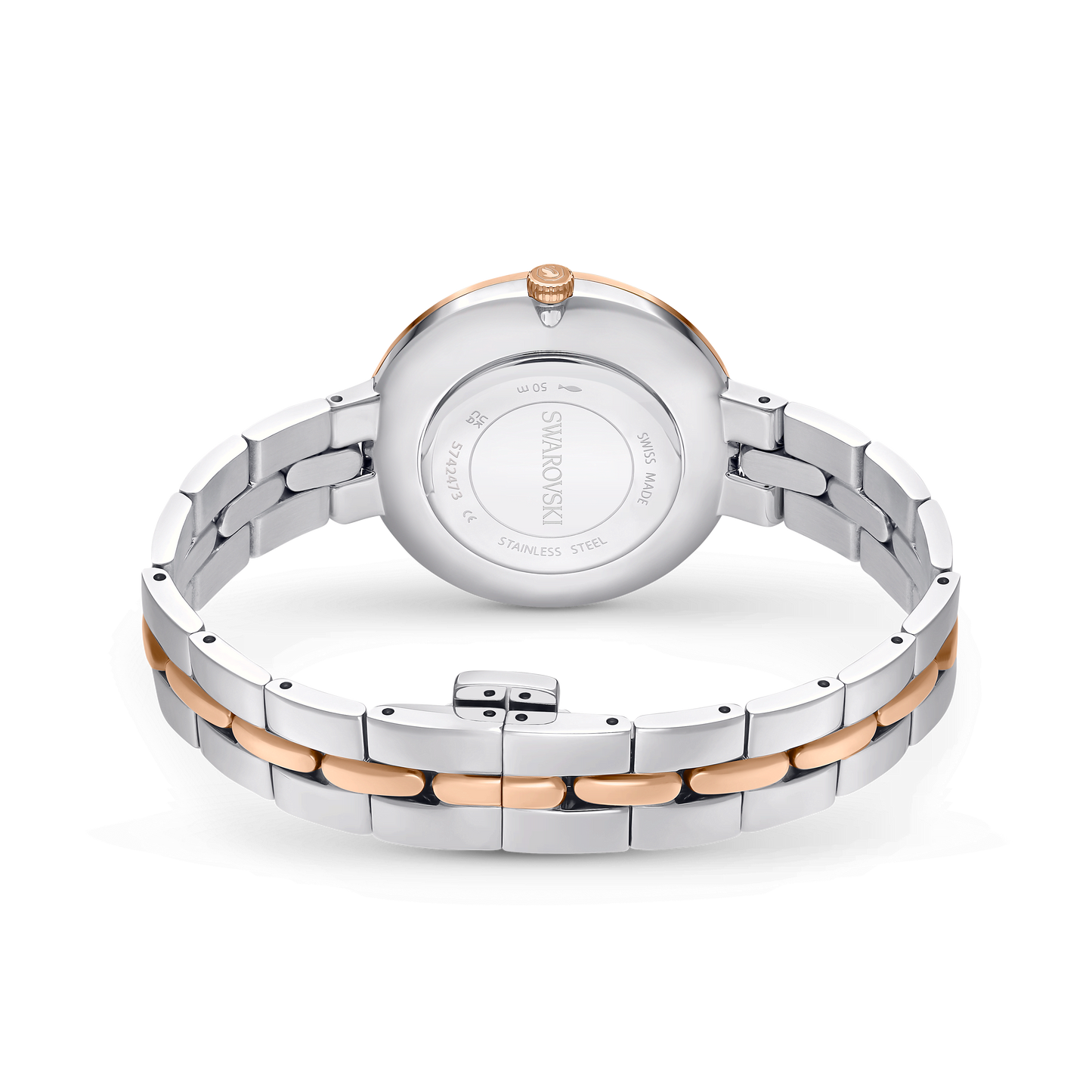 Cosmopolitan watch, Swiss Made, Metal bracelet, Silver tone, Mixed metal finish 5742473