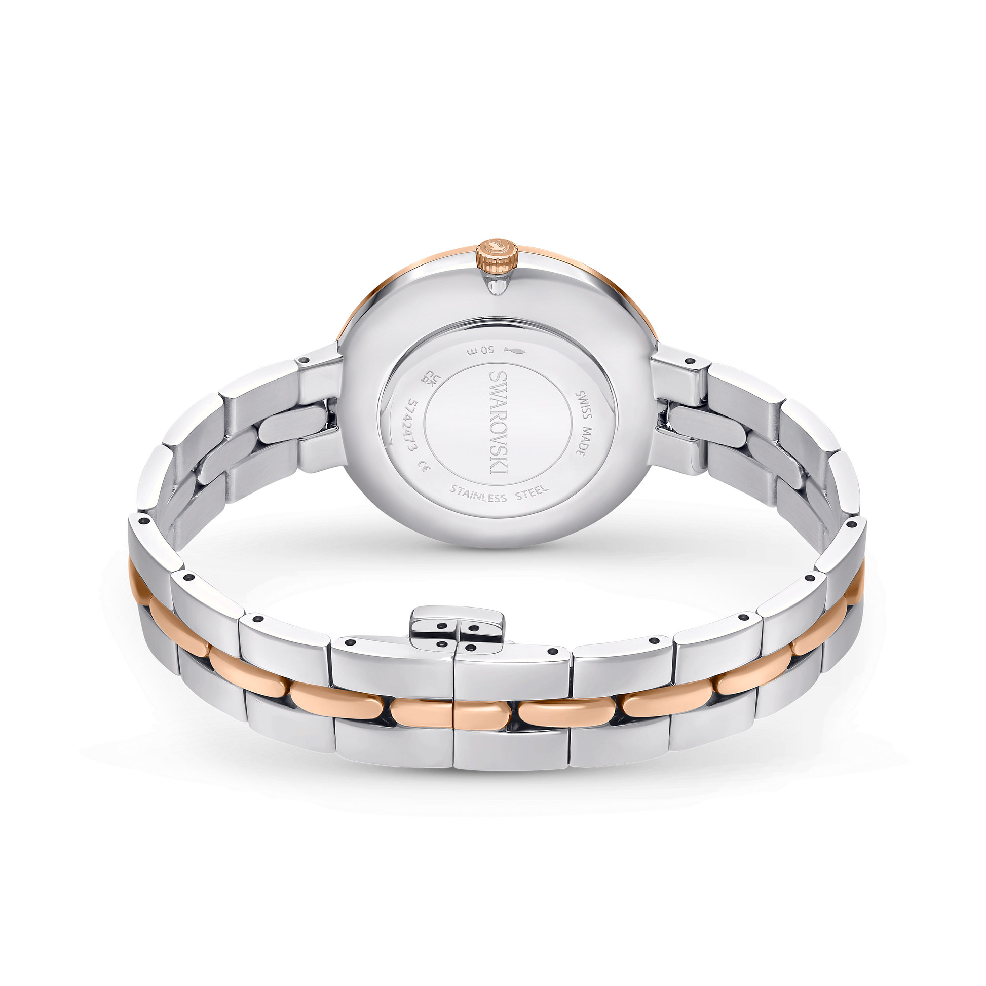 Cosmopolitan watch, Swiss Made, Metal bracelet, Silver tone, Mixed metal finish 5742473