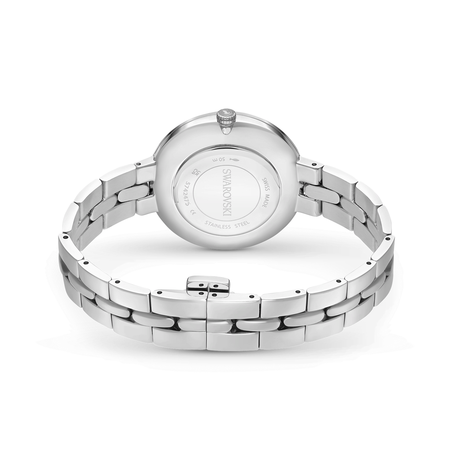 Cosmopolitan watch, Swiss Made, Metal bracelet, Silver tone, Stainless steel 5742475