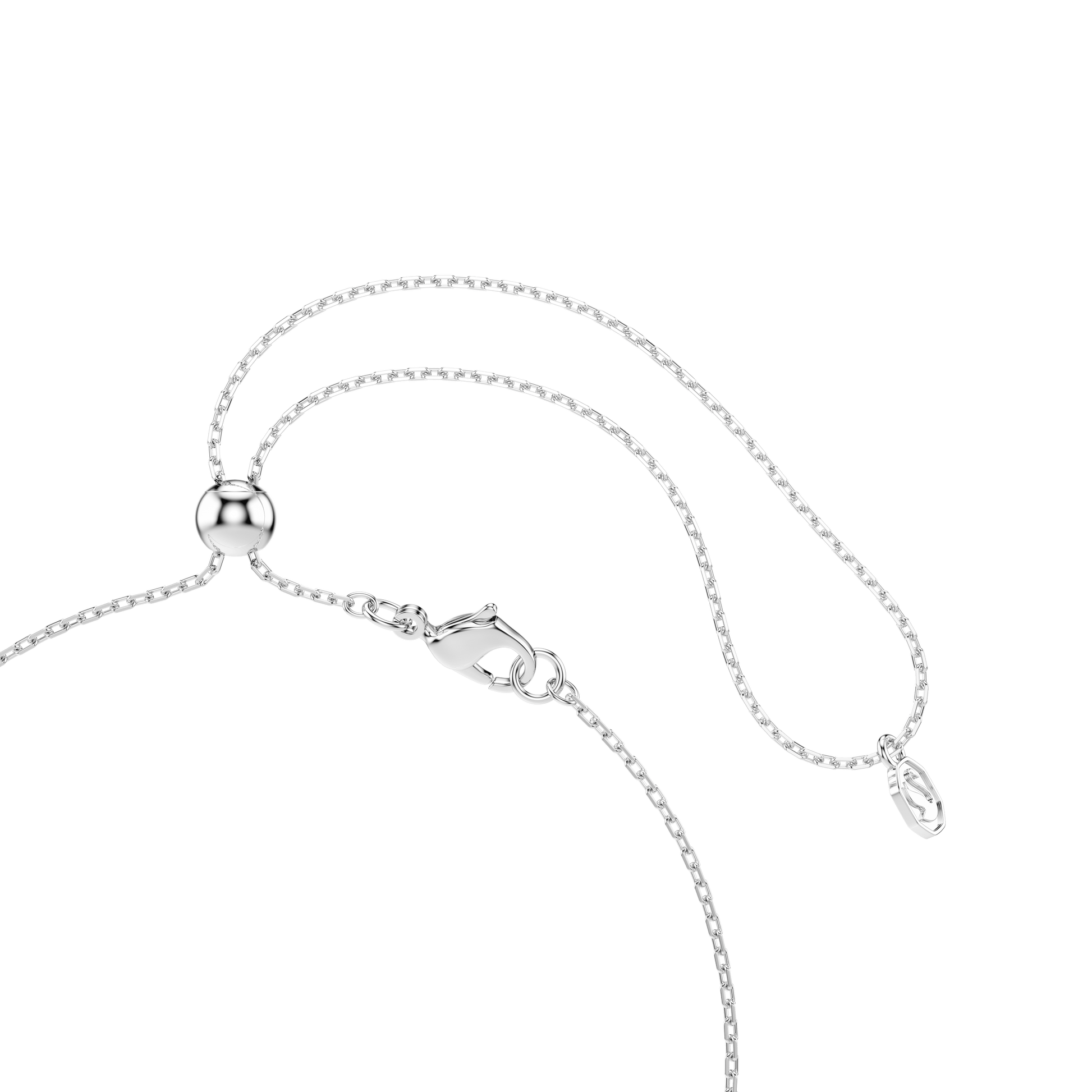 Ariana Grande x Swarovski Y necklace, Mixed cuts, Dragonfly, Multicolored, Rhodium plated 5749183