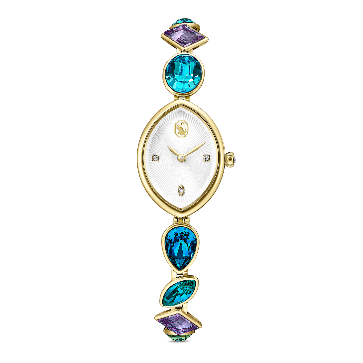 Gema watch, Crystal bracelet, Gold tone, Gold-tone finish 5749569