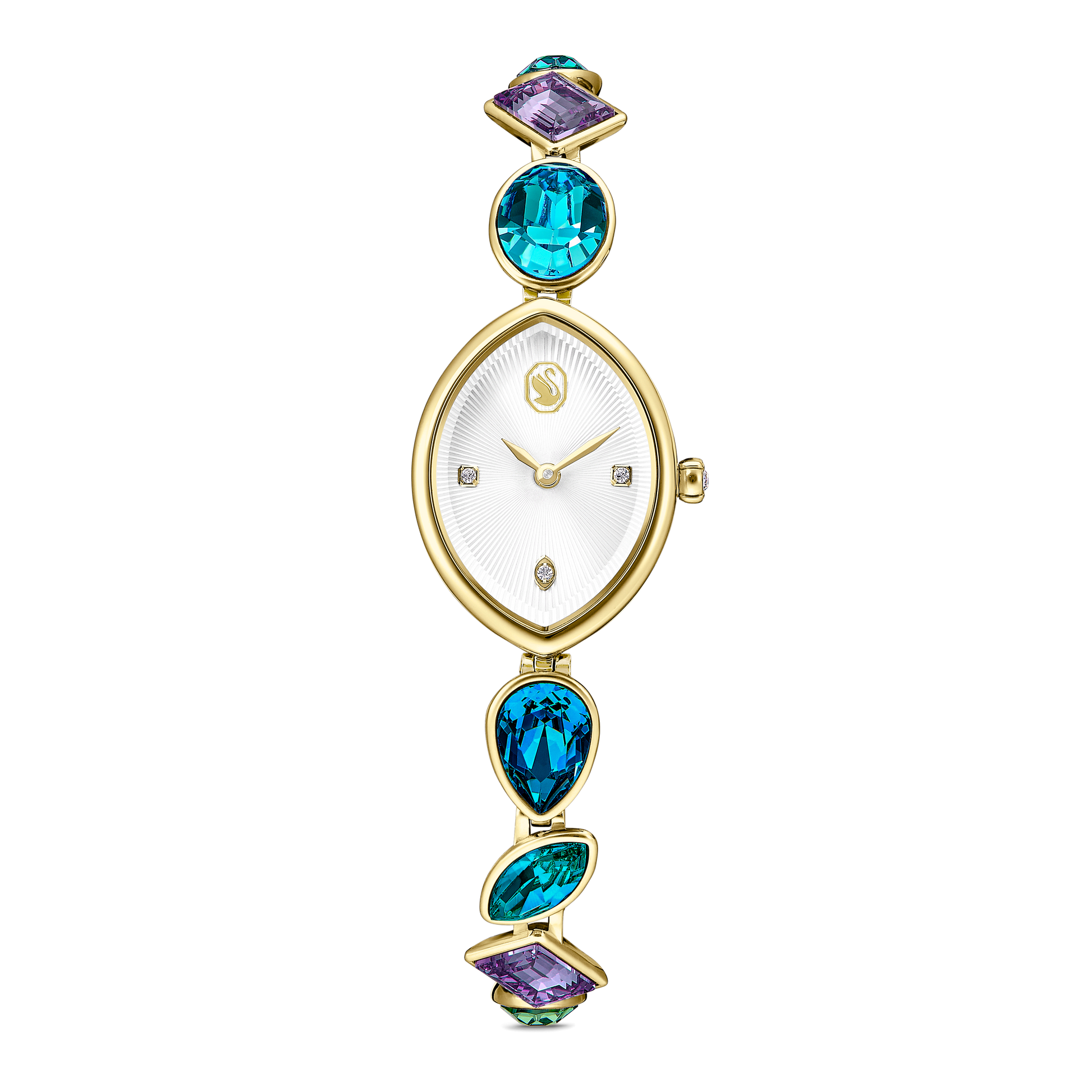 Gema watch, Crystal bracelet, Gold tone, Gold-tone finish 5749569