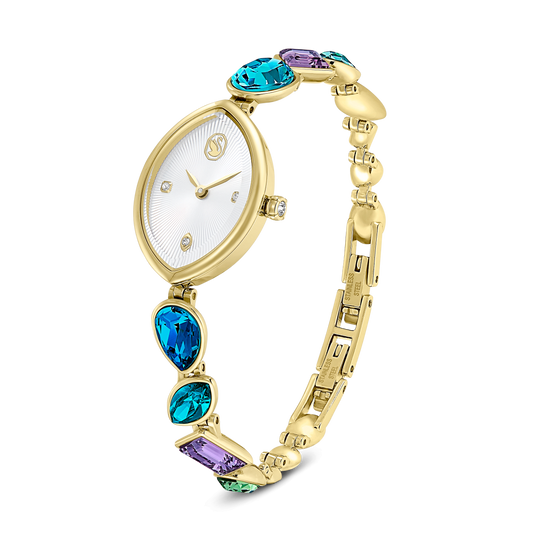 Gema watch, Crystal bracelet, Gold tone, Gold-tone finish 5749569
