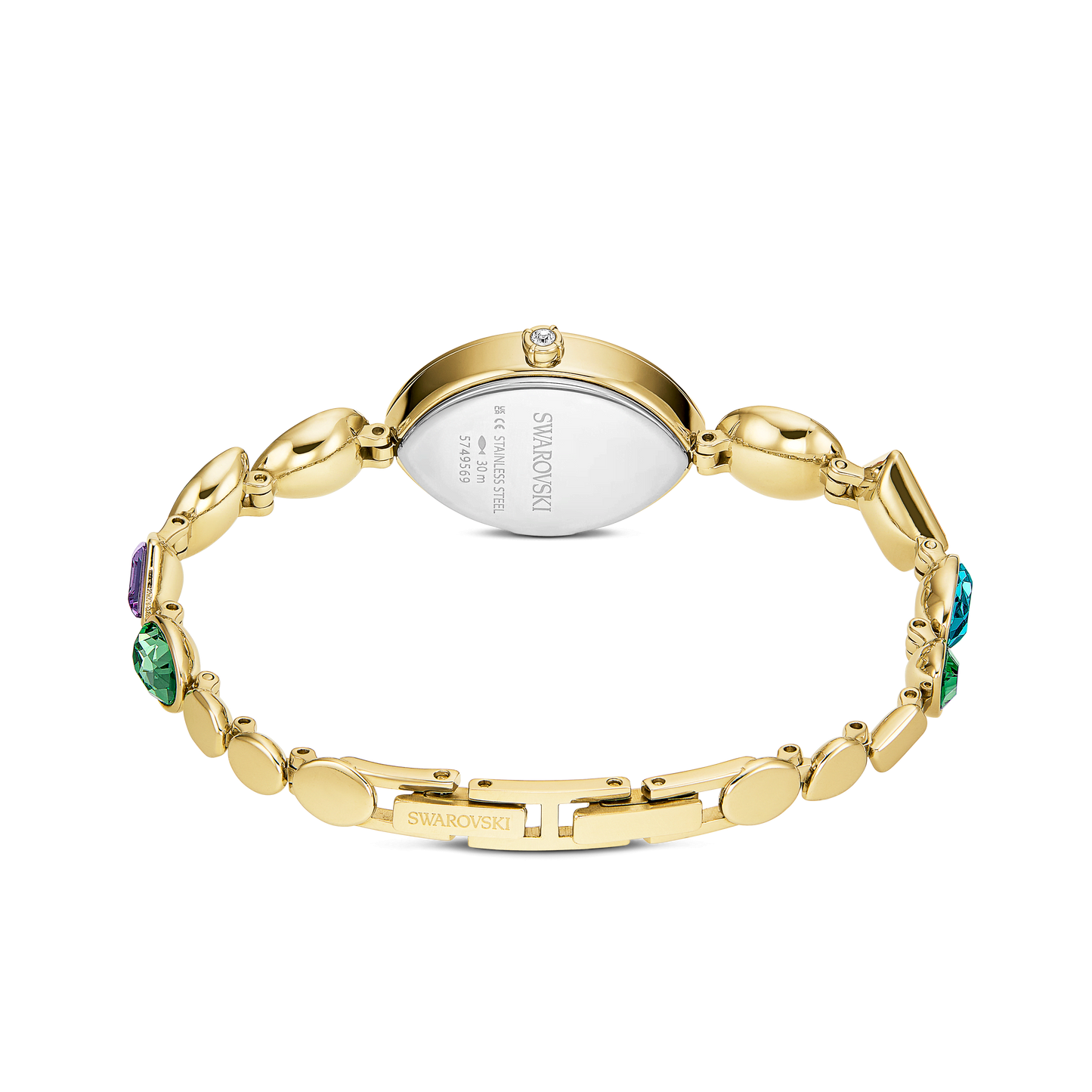 Gema watch, Crystal bracelet, Gold tone, Gold-tone finish 5749569
