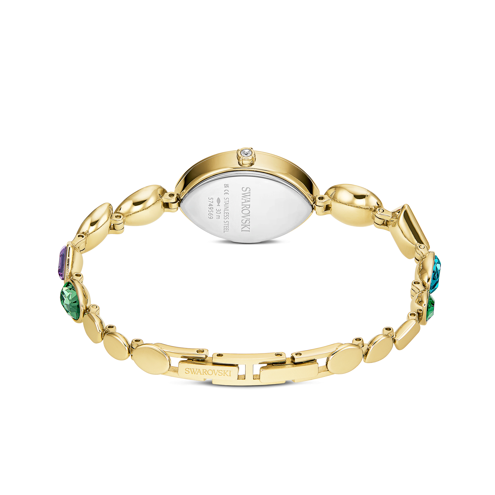 Gema watch, Crystal bracelet, Gold tone, Gold-tone finish 5749569