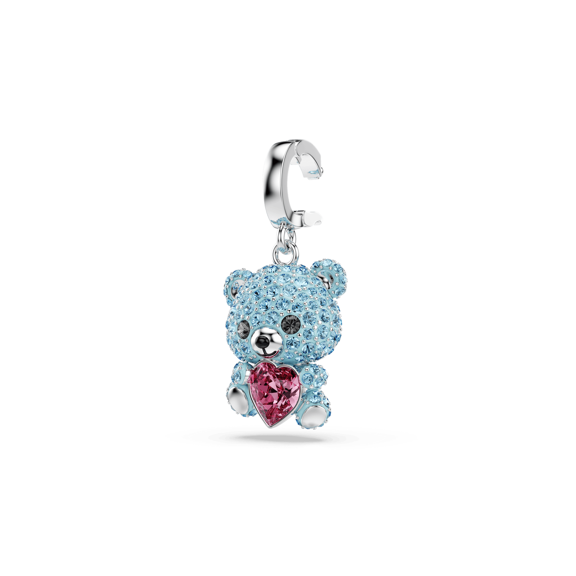 Idyllia charm, Mixed cuts, Teddy, Blue, Rhodium plated 5750253