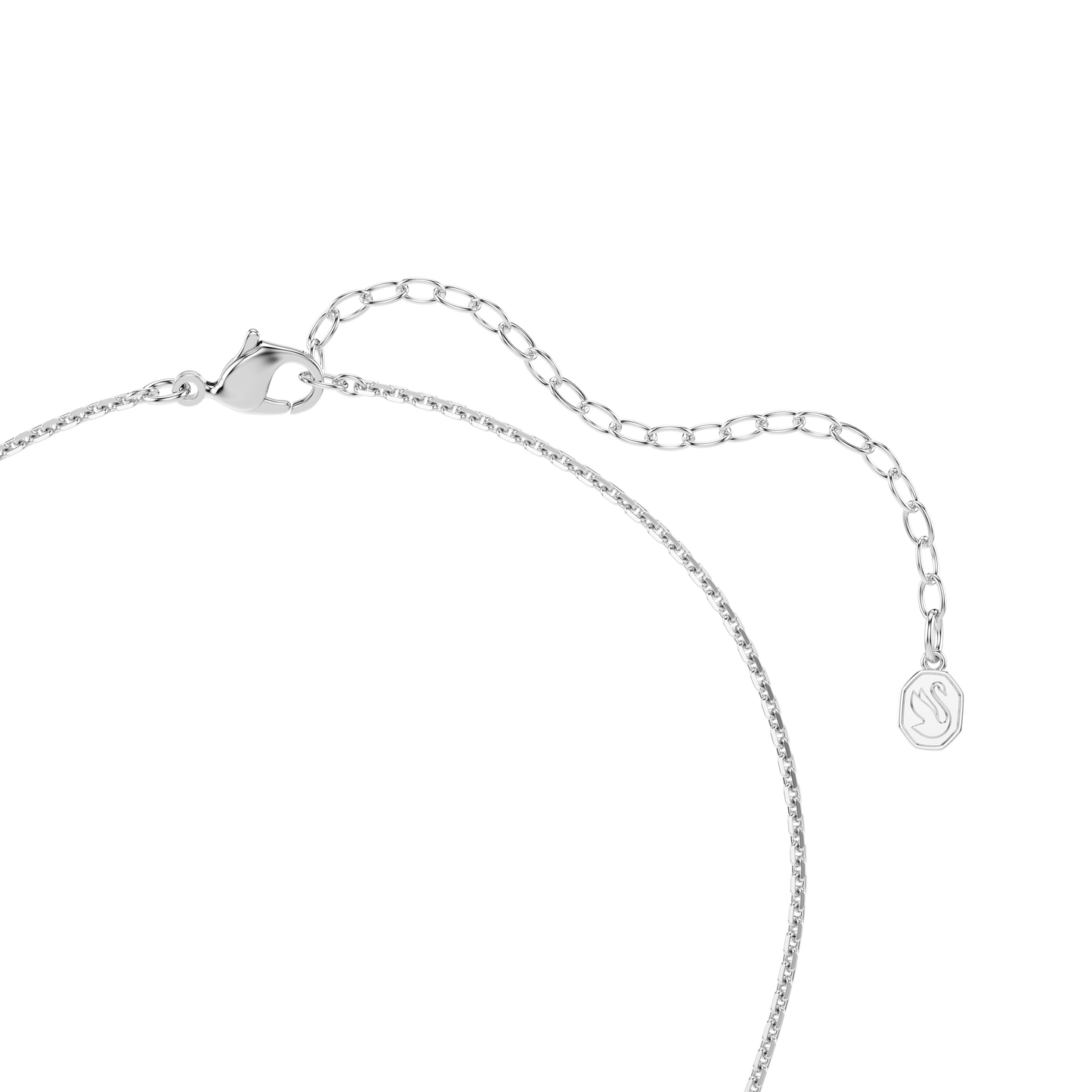 Ariana Grande x Swarovski pendant, Round cut, Flower, White, Rhodium plated 5755817