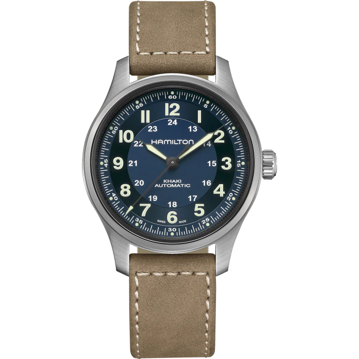 Skip to the end of the images gallery Skip to the beginning of the images gallery KHAKI FIELD TITANIUM AUTO Automatic | 42mm | H70545540